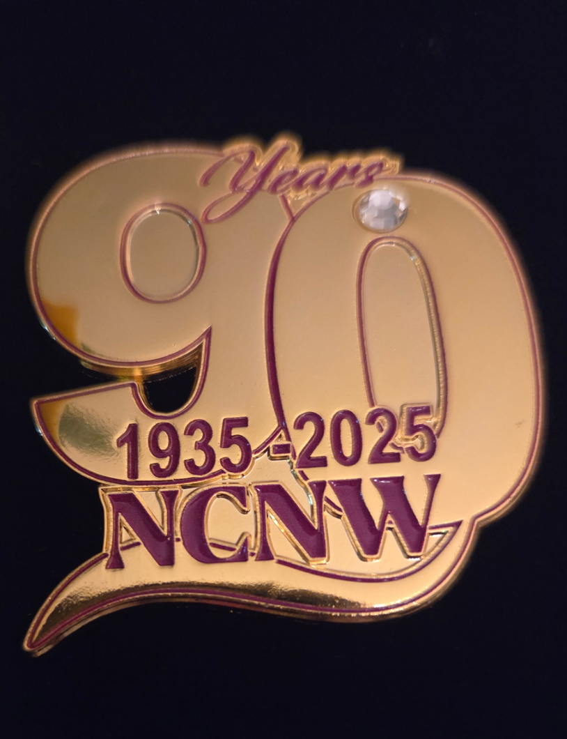90th Year Commemorative Pin
