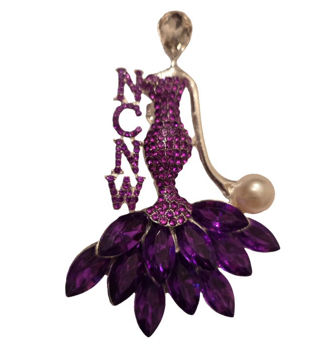 Dazzle Doll - NCNW pin (brooch)